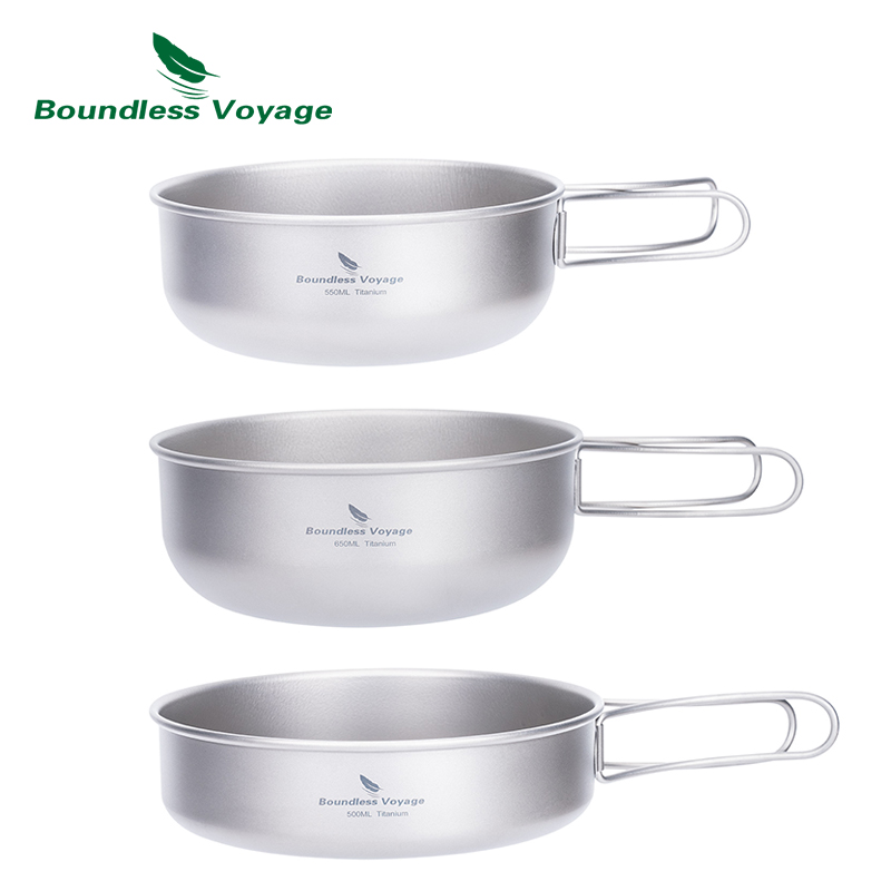 Boundless Voyage Titanium Camp - Camping Cooking Pots And Pans Set review and price