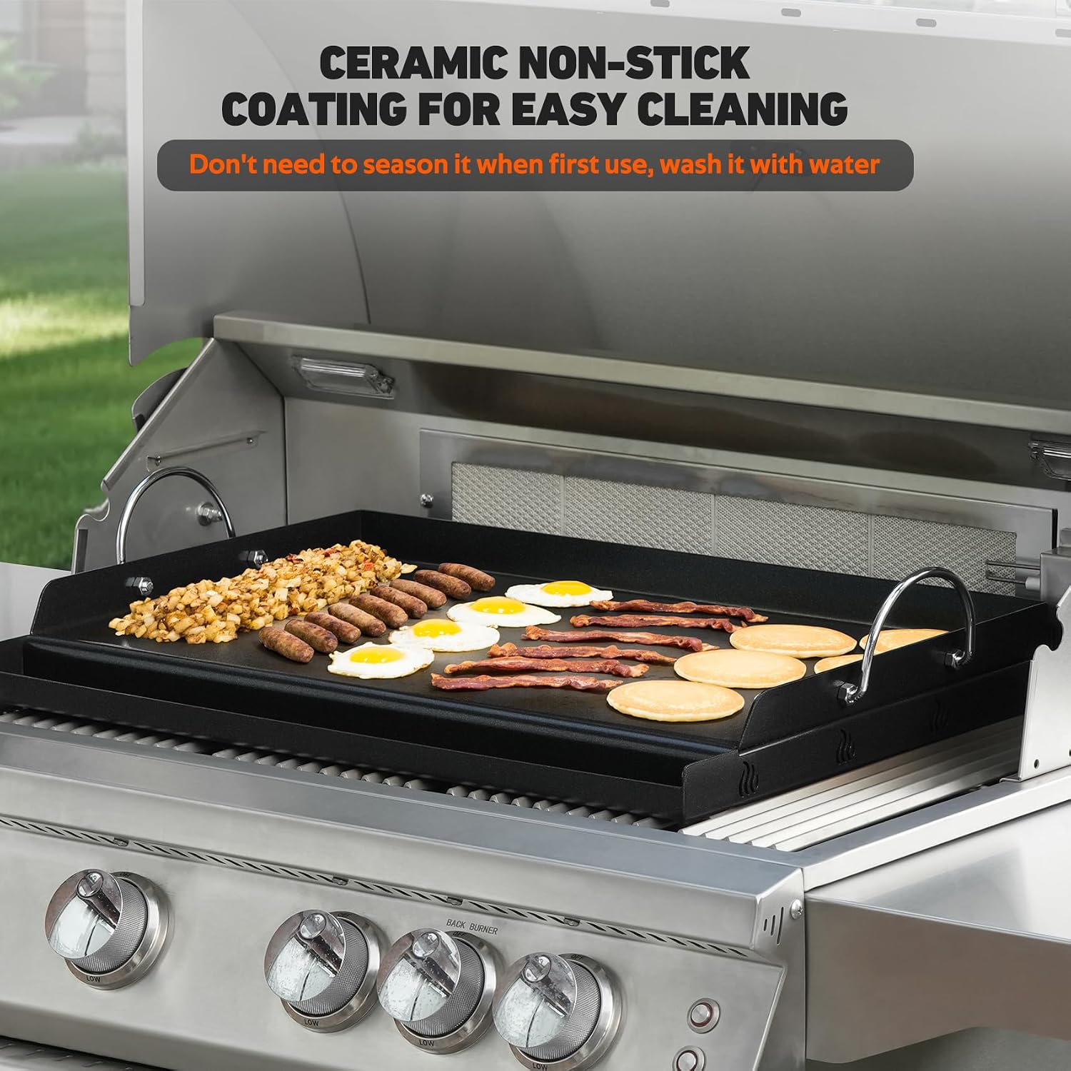 Universal BBQ Griddle Flat Top - Camping Cooking Flat Top review and price