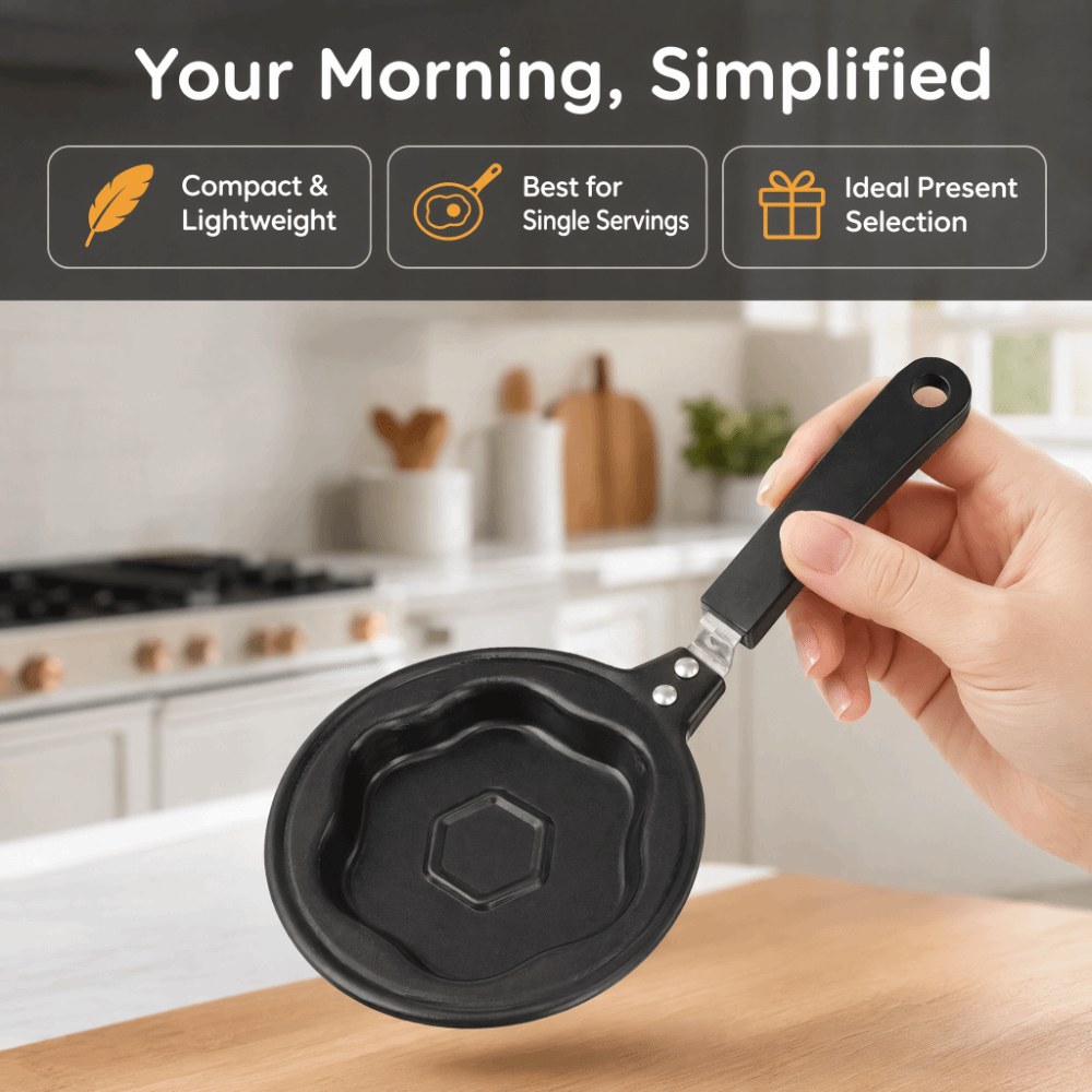 Cast Iron Mini Egg Frying Pan  - Camping Cooking Without Gas review and price