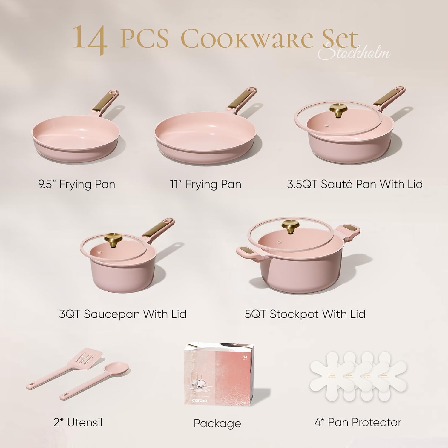 Nonstick Ceramic Cookware Set, - Camping Cooking Pots And Pans Set review and price