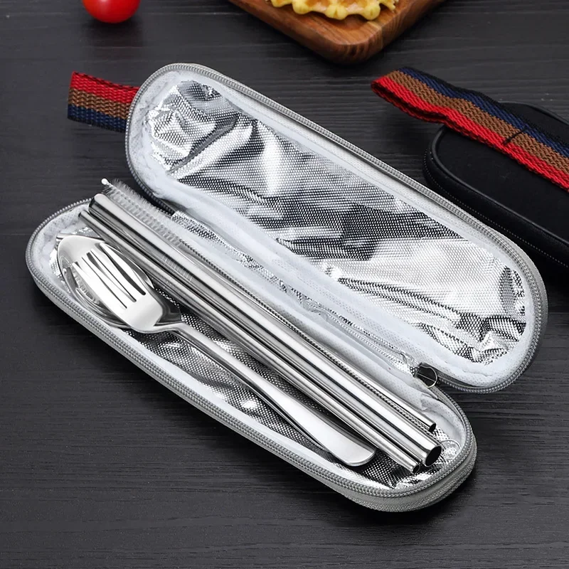 8Pcs/set Tableware Reusable Tr - Camping Cooking Cutlery Set review and price