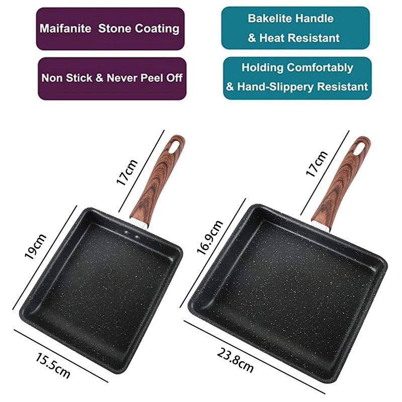 Japanese Omelette Pan Nonstick - Camping Cooking Without Gas review and price