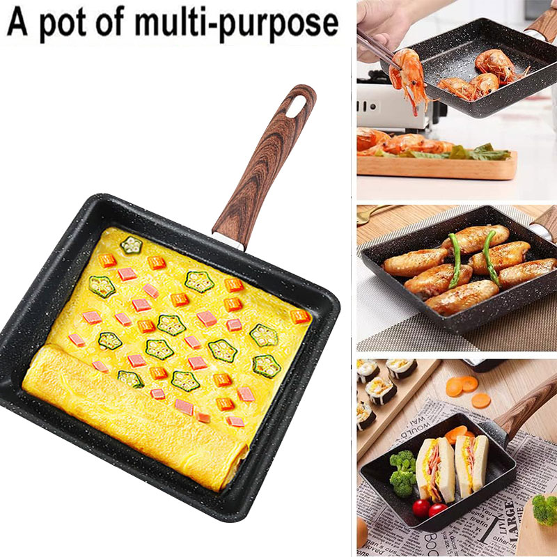 Japanese Omelette Pan Nonstick - Camping Cooking Without Gas review and price