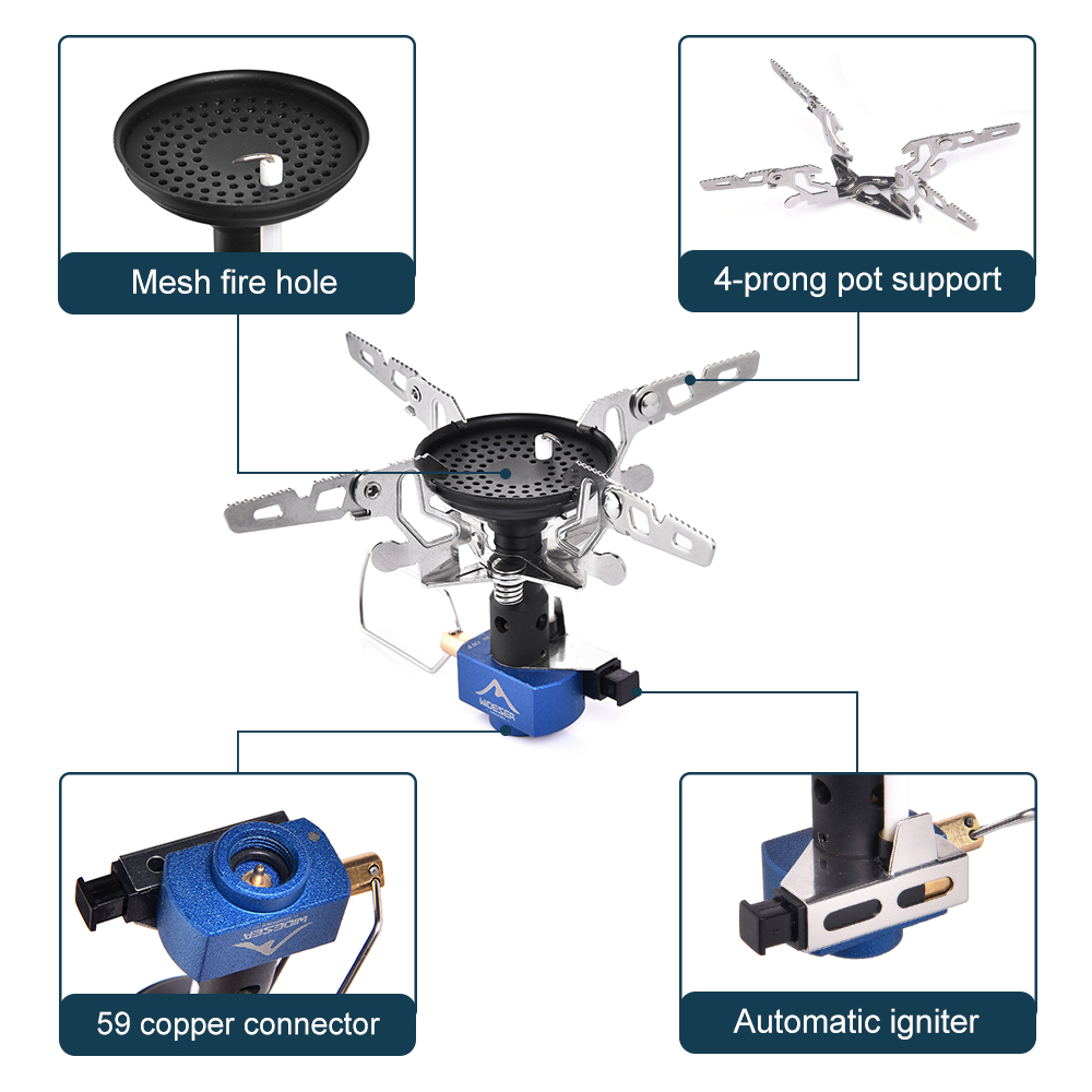 Outdoor Camping Gas Burner Out - Camping Cooking Hob review and price