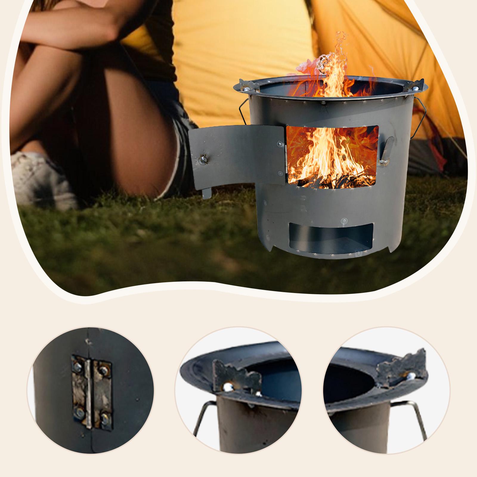 Wood Burning Furnace Cook over - Camping Cooking Over Fire review and price