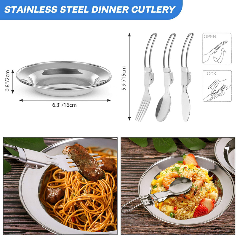 1 Set Outdoor Pot Pan Camping  - Camping Cooking Pots And Pans Set review and price