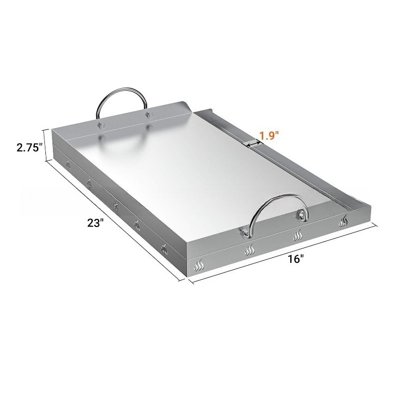 Stainless Steel Griddle BBQ To - Camping Cooking Flat Top review and price