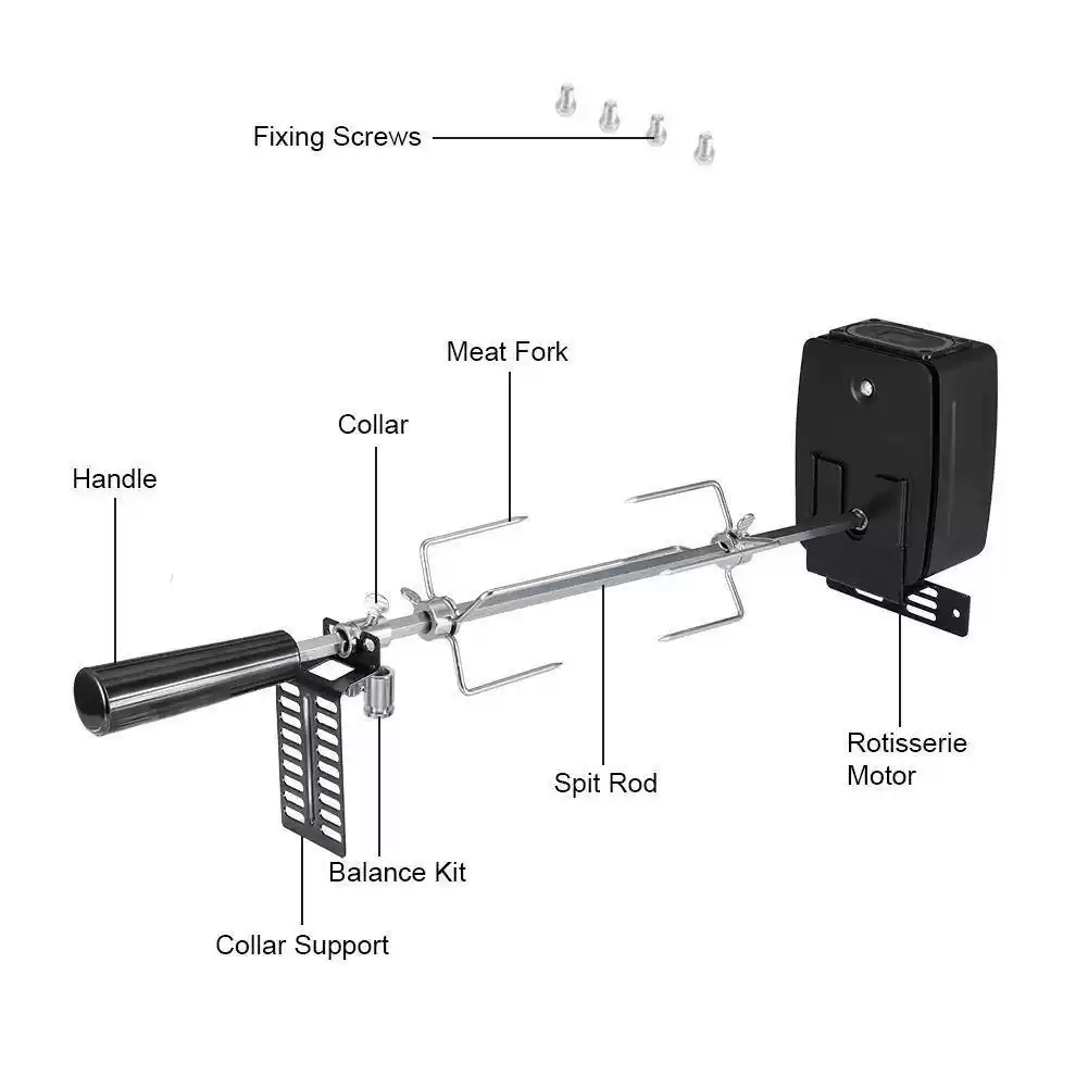 Automatic Electric BBQ Rotisse - Camping Cooking Electric review and price