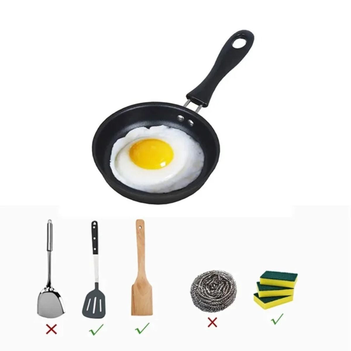 Mini Frying Pan with Handle Po - Camping Cooking Without Gas review and price