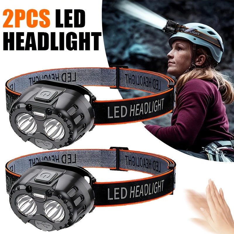 Powerful LED Induction Headlam - Camping Cooking Fish review and price