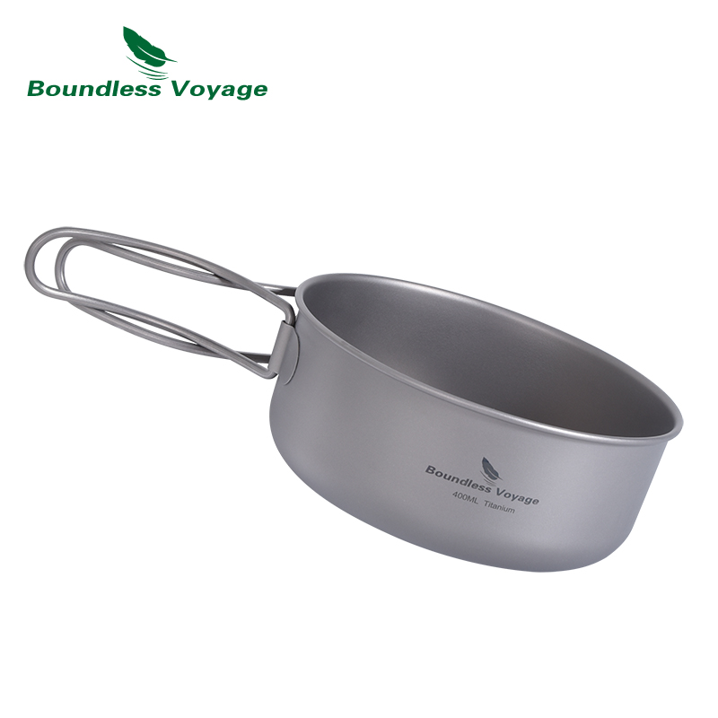 Boundless Voyage Titanium Pot  - Camping Cooking Pots And Pans Set review and price